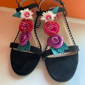 Betsy Johnson Summery Floral Heels